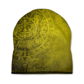 Шапка 3D с принтом Народ Майя в Белгороде, 100% полиэстер | универсальный размер, печать по всей поверхности изделия | античный | ацтеки | гранж | живопись | культура | майя | орнамент | ретро | старинный | элемент