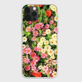 Чехол для iPhone 12 Pro с принтом Весеннее настроение в Белгороде, силикон | область печати: задняя сторона чехла, без боковых панелей | аромат | букет | вазон | великолепие | краски | красота | куст | луг | полевые цветы | полянка | природа | растения | розы | ромашки | тюльпаны | украшение | фауна | цветник | цветок | цветочек | цветы