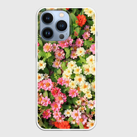 Чехол для iPhone 13 Pro с принтом Весеннее настроение в Белгороде,  |  | Тематика изображения на принте: аромат | букет | вазон | великолепие | краски | красота | куст | луг | полевые цветы | полянка | природа | растения | розы | ромашки | тюльпаны | украшение | фауна | цветник | цветок | цветочек | цветы