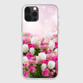 Чехол для iPhone 12 Pro Max с принтом Нежные розы в Белгороде, Силикон |  | Тематика изображения на принте: аромат | букет | вазон | великолепие | краски | красота | куст | нежность | природа | растения | розы | украшение | фауна | цветник | цветы