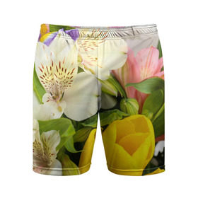Мужские шорты 3D спортивные с принтом Красивый букет в Белгороде,  |  | аромат | астры | букет | вазон | великолепие | гвоздики | гиацинт | гортензия | калла | краски | красота | куст | лилия | орхидея | пион | подсолнух | полевые цветы | природа | растения | розы | ромашки