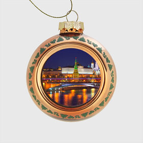 Стеклянный ёлочный шар с принтом Москва (Кремль) в Белгороде, Стекло | Диаметр: 80 мм | moscow | russia | кремль | москва | столица