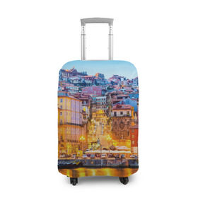 Чехол для чемодана 3D с принтом Португалия в Белгороде, 86% полиэфир, 14% спандекс | двустороннее нанесение принта, прорези для ручек и колес | europe | lisbon | portugal | европа | ес | загар | каникулы | купание | лиссабон | море | отдых | отпуск | пляж | португалия | туризм
