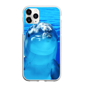 Чехол для iPhone 11 Pro матовый с принтом Дельфин в Белгороде, Силикон |  | Тематика изображения на принте: вода | дельфин | море | отдых | отпуск | подводный мир | туризм