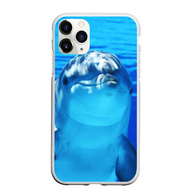 Чехол для iPhone 11 Pro Max матовый с принтом Дельфин в Белгороде, Силикон |  | Тематика изображения на принте: вода | дельфин | море | отдых | отпуск | подводный мир | туризм