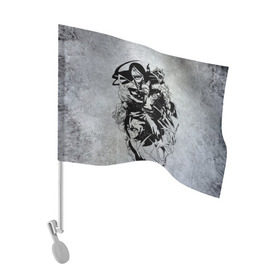 Флаг для автомобиля с принтом Bleach в Белгороде, 100% полиэстер | Размер: 30*21 см | блич | итиго | ичиго | куросаки