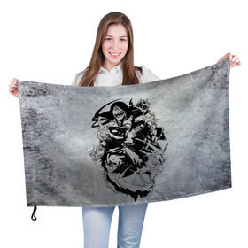 Флаг 3D с принтом Bleach в Белгороде, 100% полиэстер | плотность ткани — 95 г/м2, размер — 67 х 109 см. Принт наносится с одной стороны | блич | итиго | ичиго | куросаки