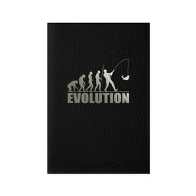 Обложка для паспорта матовая кожа с принтом Эволюция в Белгороде, натуральная матовая кожа | размер 19,3 х 13,7 см; прозрачные пластиковые крепления | Тематика изображения на принте: эволюция