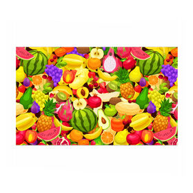 Бумага для упаковки 3D с принтом Веселые фрукты в Белгороде, пластик и полированная сталь | круглая форма, металлическое крепление в виде кольца | Тематика изображения на принте: апельсин | арбуз | банан | виноград | груша | киви | овощи | питание | ппп | правильное | тайланд | фрукт | яблоко