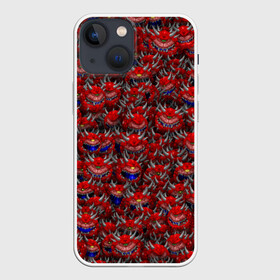 Чехол для iPhone 13 mini с принтом Какодемоны (pixel art) в Белгороде,  |  | doom | демон | дум