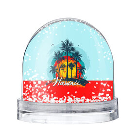 Снежный шар с принтом HAWAII 6 в Белгороде, Пластик | Изображение внутри шара печатается на глянцевой фотобумаге с двух сторон | hawaii | гаваи | лето | океан | отдых | пальмы | пляж | серф