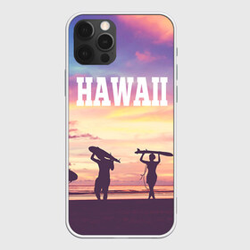 Чехол для iPhone 12 Pro Max с принтом HAWAII 3 в Белгороде, Силикон |  | Тематика изображения на принте: hawaii | гаваи | лето | океан | отдых | пальмы | пляж | серф