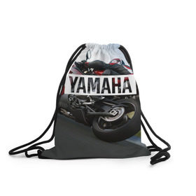 Рюкзак-мешок 3D с принтом Yamaha 4 в Белгороде, 100% полиэстер | плотность ткани — 200 г/м2, размер — 35 х 45 см; лямки — толстые шнурки, застежка на шнуровке, без карманов и подкладки | yamaha