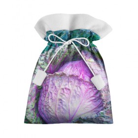 Подарочный 3D мешок с принтом Капуста в Белгороде, 100% полиэстер | Размер: 29*39 см | Тематика изображения на принте: дача | еда | зелень | капуста | овощи | огород | растения | цветная капуста