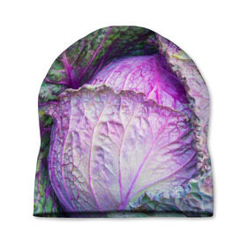 Шапка 3D с принтом Капуста в Белгороде, 100% полиэстер | универсальный размер, печать по всей поверхности изделия | дача | еда | зелень | капуста | овощи | огород | растения | цветная капуста