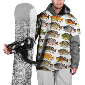 Накидка на куртку 3D с принтом Рыбки в Белгороде, 100% полиэстер |  | bait | fish | fishing | lure | tackle | блесна | наживка | приманка | рыба | рыбалка | снасть