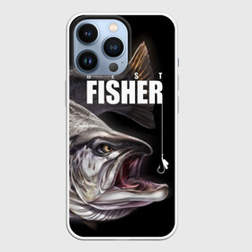 Чехол для iPhone 13 Pro с принтом Лучший рыбак в Белгороде,  |  | Тематика изображения на принте: background | best fisherman | black | fish | fishing | sturgeon | лучший рыбак | осетр | рыба | рыбалка | фон | черный