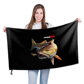 Флаг 3D с принтом Лучший рыбак в Белгороде, 100% полиэстер | плотность ткани — 95 г/м2, размер — 67 х 109 см. Принт наносится с одной стороны | background | best fisherman | black | fish | fishing | лучший рыбак | рыба | рыбалка | фон | черный
