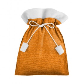 Подарочный 3D мешок с принтом Витраж Оранжевый в Белгороде, 100% полиэстер | Размер: 29*39 см | texture | витраж | оранжевый | текстура