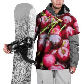 Накидка на куртку 3D с принтом Черешня в Белгороде, 100% полиэстер |  | вишня | десерт | лето | сладкое | черешня | ягода