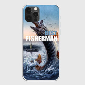 Чехол для iPhone 12 Pro Max с принтом Лучший рыбак в Белгороде, Силикон |  | bait | best fisherman | boat | fish | fishing | hook | morning | pike | river | water | вода | крючок | лодка | лучший рыбак | наживка | река | рыба | рыбалка | утро | щука
