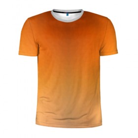 Мужская футболка 3D спортивная с принтом Fox Triangle в Белгороде, 100% полиэстер с улучшенными характеристиками | приталенный силуэт, круглая горловина, широкие плечи, сужается к линии бедра | Тематика изображения на принте: геометрия | оранжевый | полигон | рыжий | треугольник