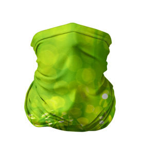 Бандана-труба 3D с принтом Роса на траве в Белгороде, 100% полиэстер, ткань с особыми свойствами — Activecool | плотность 150‒180 г/м2; хорошо тянется, но сохраняет форму | зелёный | зелень | луг | роса | яркий