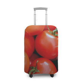 Чехол для чемодана 3D с принтом Томаты в Белгороде, 86% полиэфир, 14% спандекс | двустороннее нанесение принта, прорези для ручек и колес | дача | еда | зелень | красный | овощи | огород | помидоры | томаты