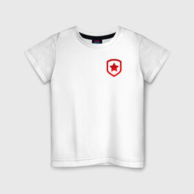 Детская футболка хлопок с принтом Gambit Gaming в Белгороде, 100% хлопок | круглый вырез горловины, полуприлегающий силуэт, длина до линии бедер | 
