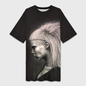Платье-футболка 3D с принтом Die Antwoord 6 в Белгороде,  |  | die antwoord | die antword | ninja | yo landi | yolandi visser | zef | ди антвурд | йоланди фиссер | йоландиб иоланди