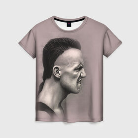 Женская футболка 3D с принтом Die Antwoord 5 в Белгороде, 100% полиэфир ( синтетическое хлопкоподобное полотно) | прямой крой, круглый вырез горловины, длина до линии бедер | 