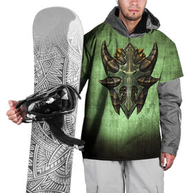 Накидка на куртку 3D с принтом Чешуйчатый щит Дракона в Белгороде, 100% полиэстер |  | дракон | игрок | игры | компьютерные игры | щит