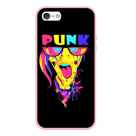Чехол для iPhone 5/5S матовый с принтом Punk в Белгороде, Силикон | Область печати: задняя сторона чехла, без боковых панелей | молодёжь | панки | прикол | субкультура | хиппи | цвет