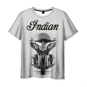 Мужская футболка 3D с принтом Indian 6 в Белгороде, 100% полиэфир | прямой крой, круглый вырез горловины, длина до линии бедер | 