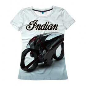 Женская футболка 3D с принтом Indian 7 в Белгороде, 100% полиэфир ( синтетическое хлопкоподобное полотно) | прямой крой, круглый вырез горловины, длина до линии бедер | 