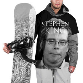 Накидка на куртку 3D с принтом Стивен Кинг - Король ужасов в Белгороде, 100% полиэстер |  | Тематика изображения на принте: король ужасов | писатель | триллер | ужасы