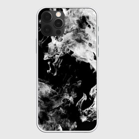 Чехол для iPhone 12 Pro Max с принтом Дым в Белгороде, Силикон |  | Тематика изображения на принте: огонь | черно белый