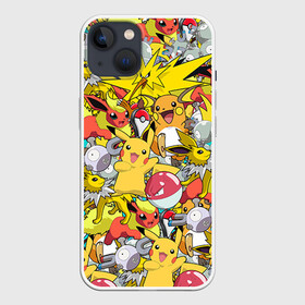 Чехол для iPhone 13 с принтом Pokemon 5 в Белгороде,  |  | go | pokemon | pokemons | го | гоу | зщлуьщт пщ | покемон | покемоны