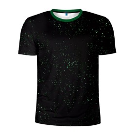 Мужская футболка 3D спортивная с принтом Звездная ночь в Белгороде, 100% полиэстер с улучшенными характеристиками | приталенный силуэт, круглая горловина, широкие плечи, сужается к линии бедра | 