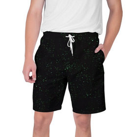 Мужские шорты 3D с принтом Звездная ночь в Белгороде,  полиэстер 100% | прямой крой, два кармана без застежек по бокам. Мягкая трикотажная резинка на поясе, внутри которой широкие завязки. Длина чуть выше колен | 