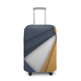 Чехол для чемодана 3D с принтом Абстракция 4 в Белгороде, 86% полиэфир, 14% спандекс | двустороннее нанесение принта, прорези для ручек и колес | линии | орнамент | прикольные картинки | узор | цвет
