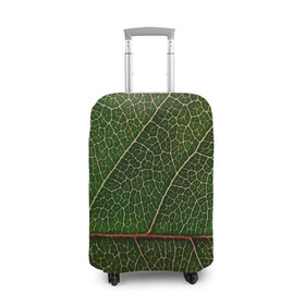Чехол для чемодана 3D с принтом Листик в Белгороде, 86% полиэфир, 14% спандекс | двустороннее нанесение принта, прорези для ручек и колес | дерево | зеленый | зелень | лист | природа | растения