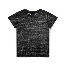 Детская футболка 3D с принтом Джинсовый стиль в Белгороде, 100% гипоаллергенный полиэфир | прямой крой, круглый вырез горловины, длина до линии бедер, чуть спущенное плечо, ткань немного тянется | джинсы | потертые | текстуры