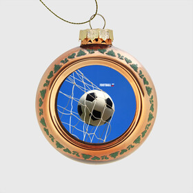 Стеклянный ёлочный шар с принтом Футбол в Белгороде, Стекло | Диаметр: 80 мм | ball | flag | gate | goal | net | russia | sky | soccer | ворота | гол | мяч | небо | россия | сетка | триколор | футбол | футбольный мяч