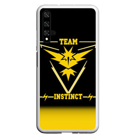 Чехол для Honor 20 с принтом Team Instinct в Белгороде, Силикон | Область печати: задняя сторона чехла, без боковых панелей | Тематика изображения на принте: go | instinct | pokemon | team | покемон