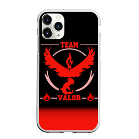 Чехол для iPhone 11 Pro матовый с принтом Team Valor в Белгороде, Силикон |  | go | pokemon | team | valor | покемон