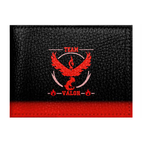 Обложка для студенческого билета с принтом Team Valor в Белгороде, натуральная кожа | Размер: 11*8 см; Печать на всей внешней стороне | go | pokemon | team | valor | покемон