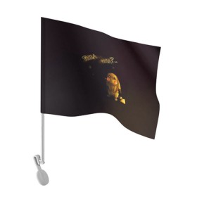 Флаг для автомобиля с принтом Грустный Пикачу в Белгороде, 100% полиэстер | Размер: 30*21 см | пикачу