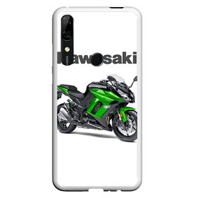 Чехол для Honor P Smart Z с принтом Kawasaky Ninja 1000 в Белгороде, Силикон | Область печати: задняя сторона чехла, без боковых панелей | Тематика изображения на принте: kawasaky