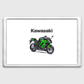 Магнит 45*70 с принтом Kawasaky Ninja 1000 в Белгороде, Пластик | Размер: 78*52 мм; Размер печати: 70*45 | kawasaky